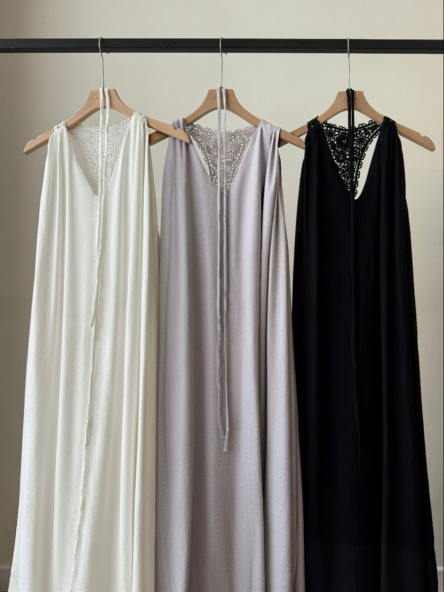 Yohaira Back Lacey Dress