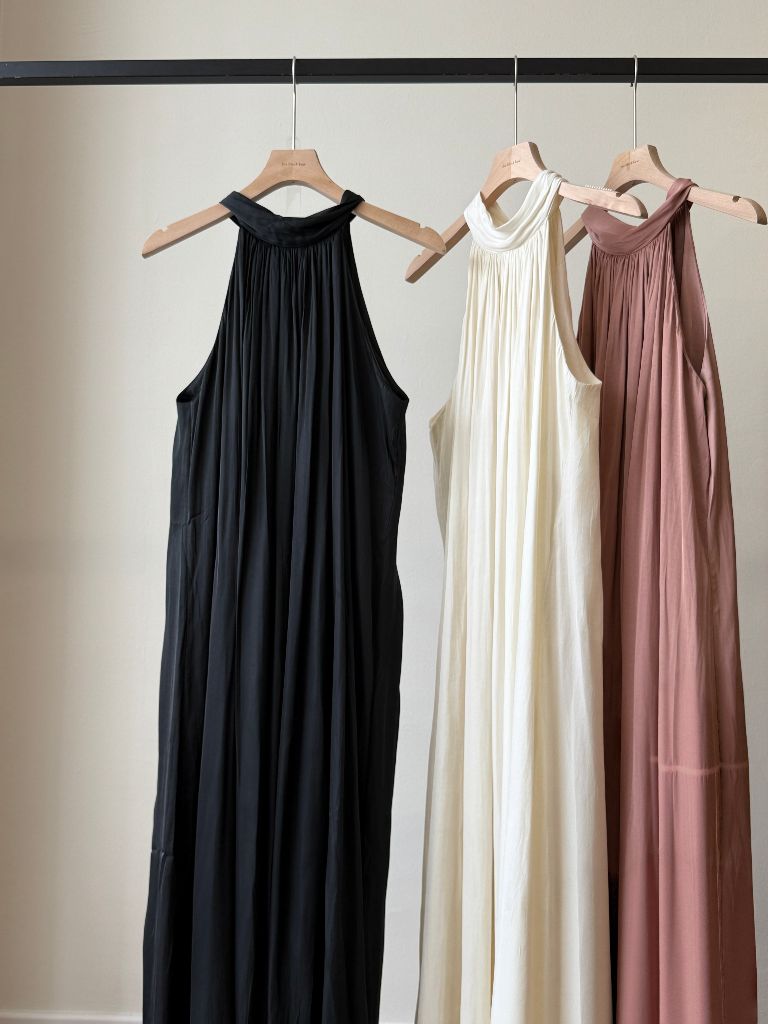 Winona Neck Tie Maxi Dress