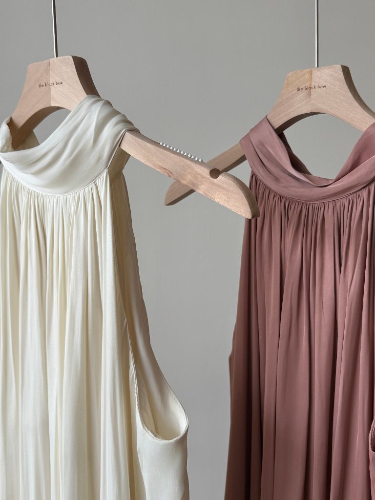 Winona Neck Tie Maxi Dress