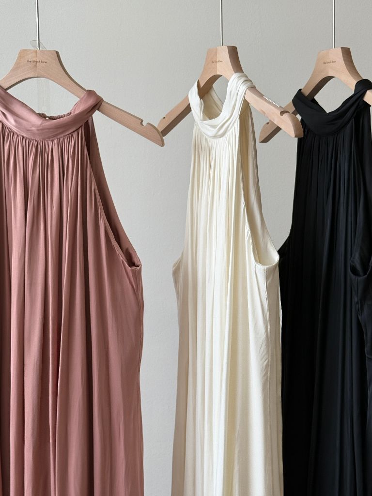 Winona Neck Tie Maxi Dress