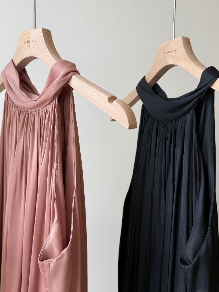 Winona Neck Tie Maxi Dress