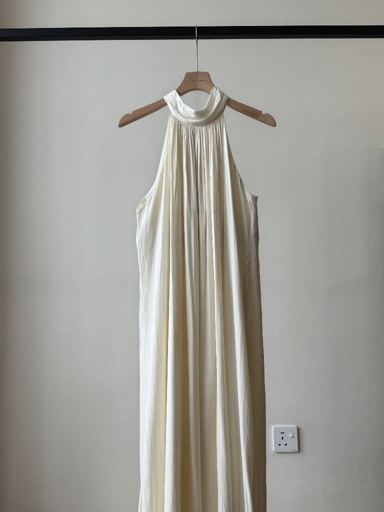 Winona Neck Tie Maxi Dress