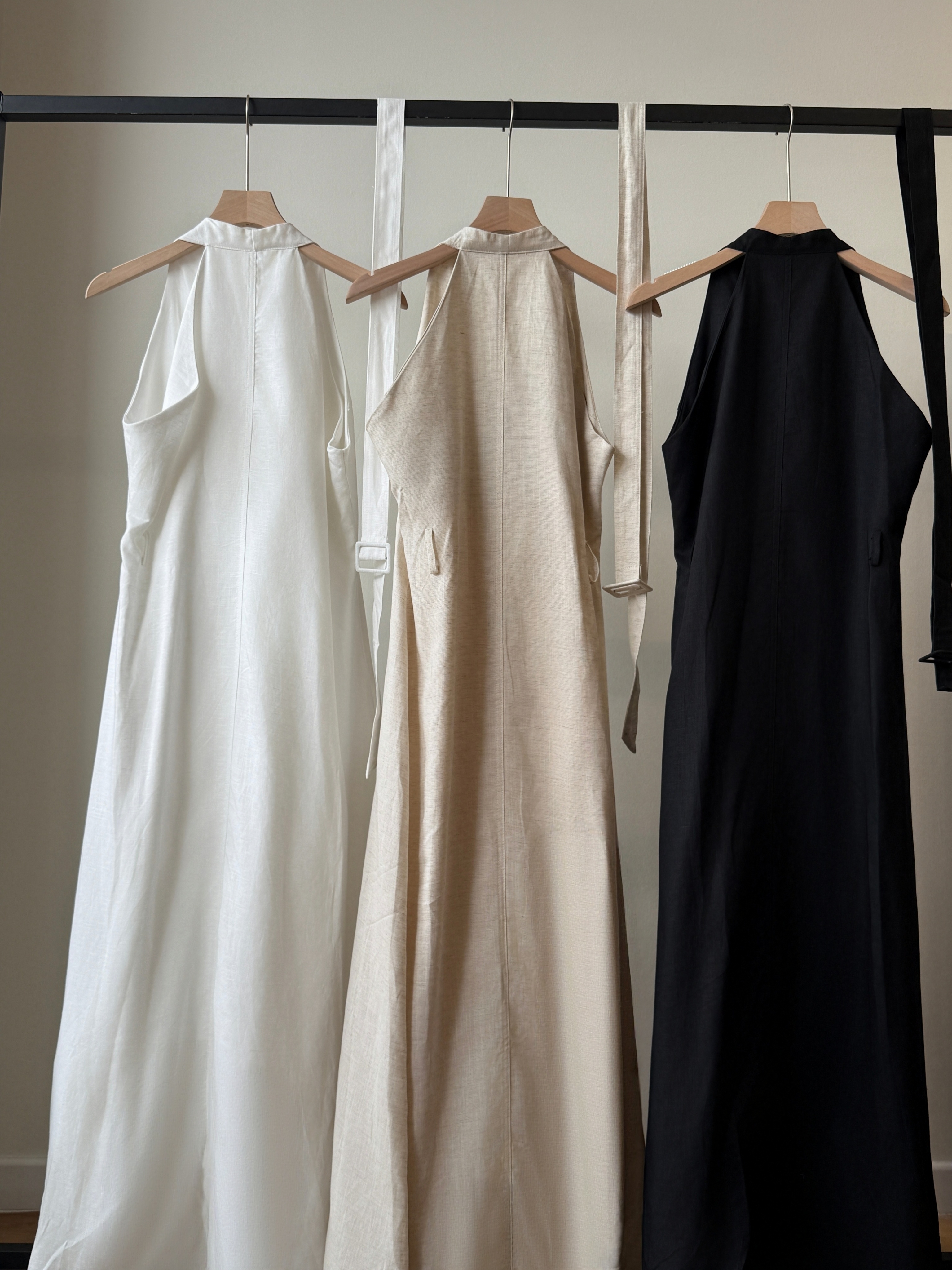 Yente V-Collar Button Down Dress