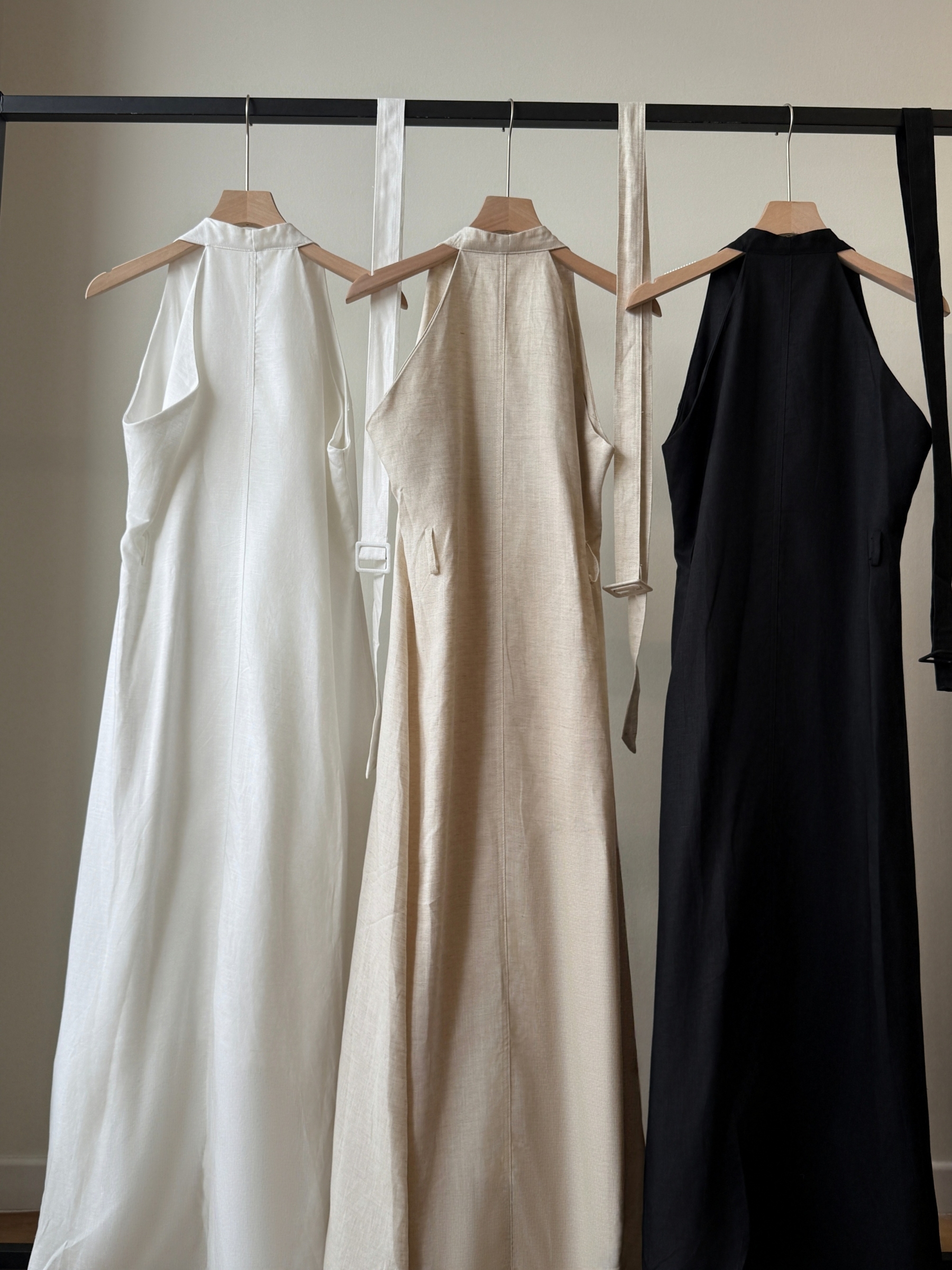 Yente V-Collar Button Down Dress