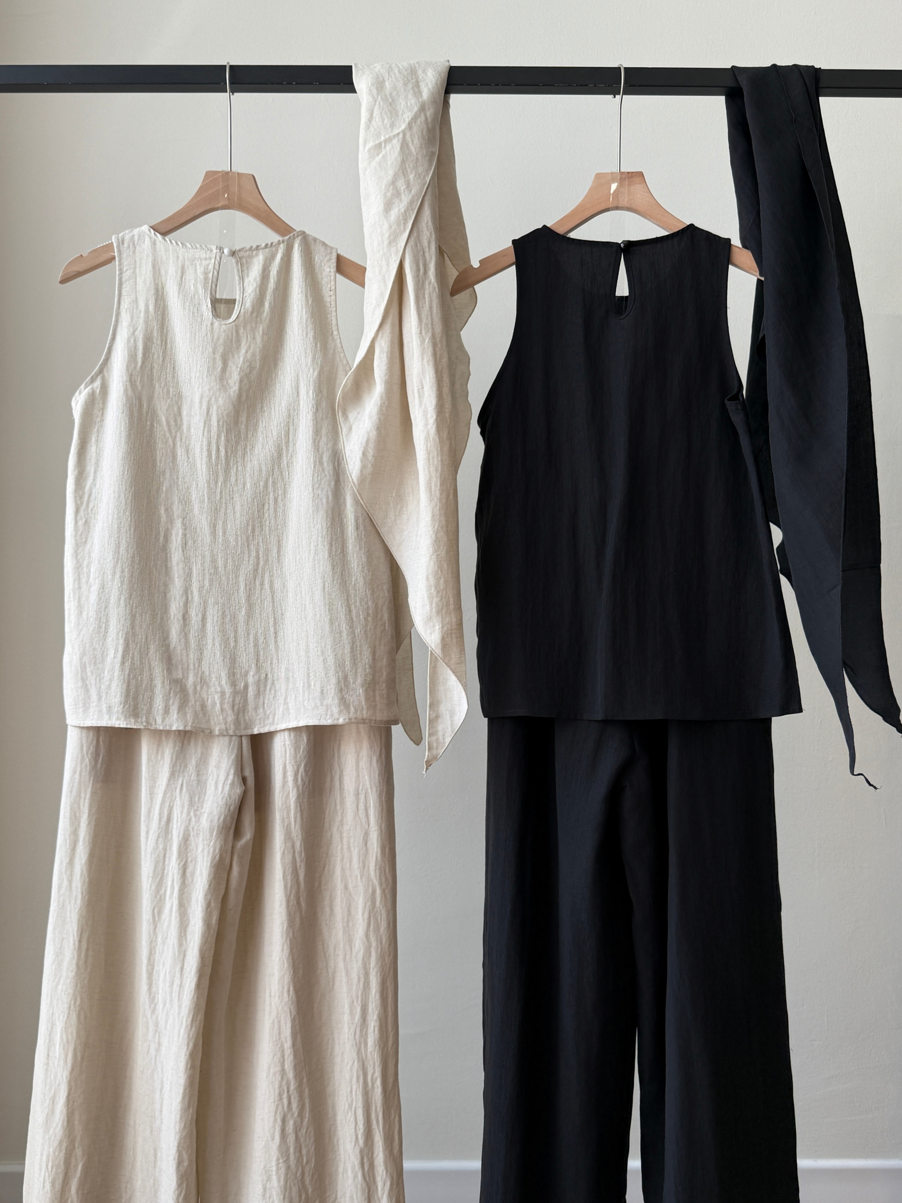 Balmain 3 Piece Set-Top, Shawl, Pants