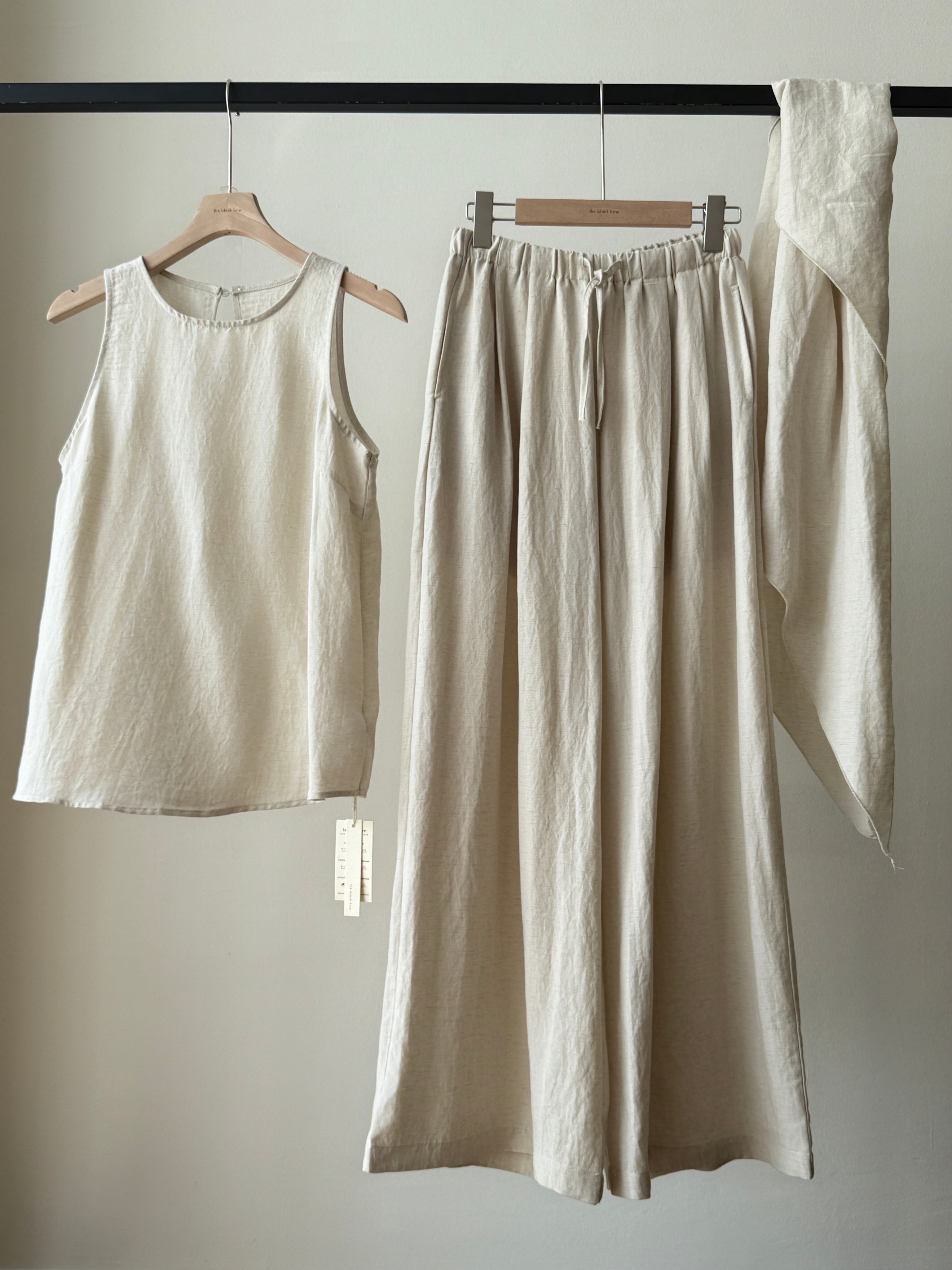 Balmain 3 Piece Set-Top, Shawl, Pants