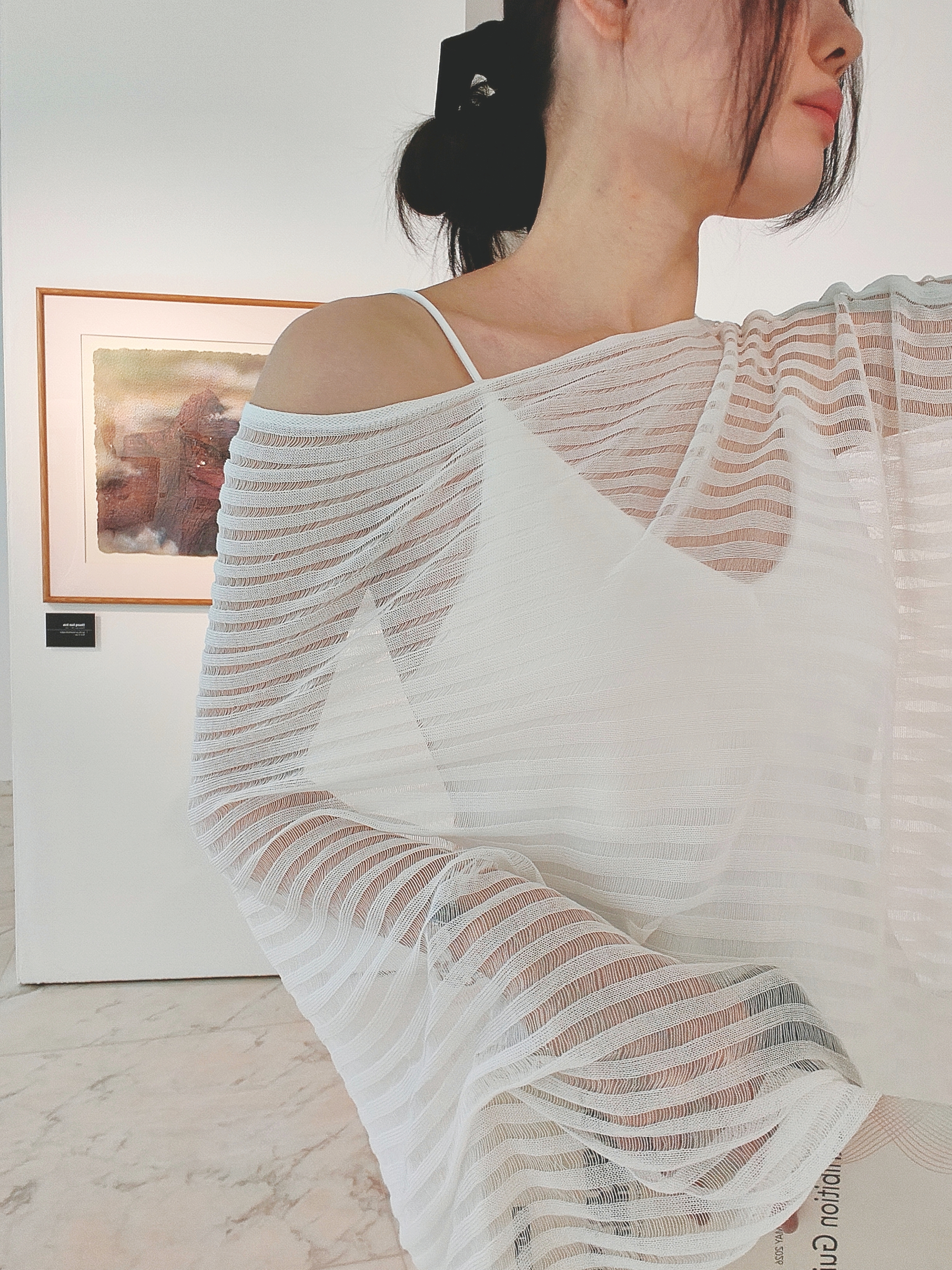 Yelene Sheer Cape Shawl