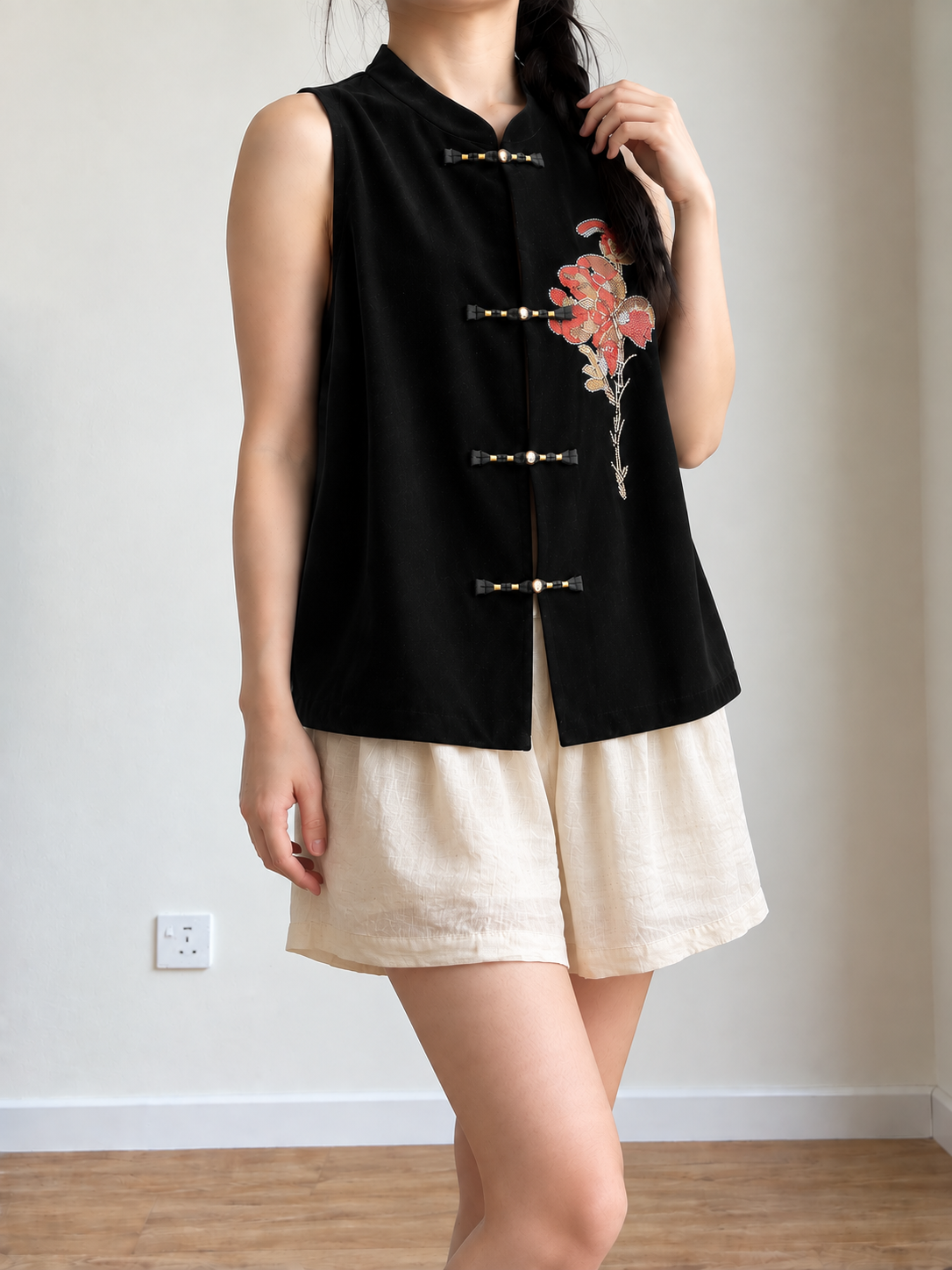Yan Geng Ramie Shorts