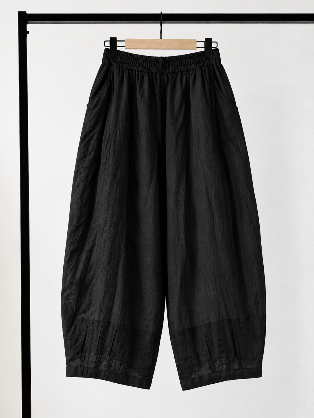 Jian Ken Relaxed Ramie Tapered Pants