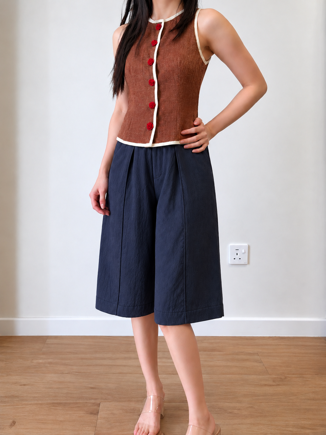Yan Ke Lyocell-Linen Bermuda Shorts