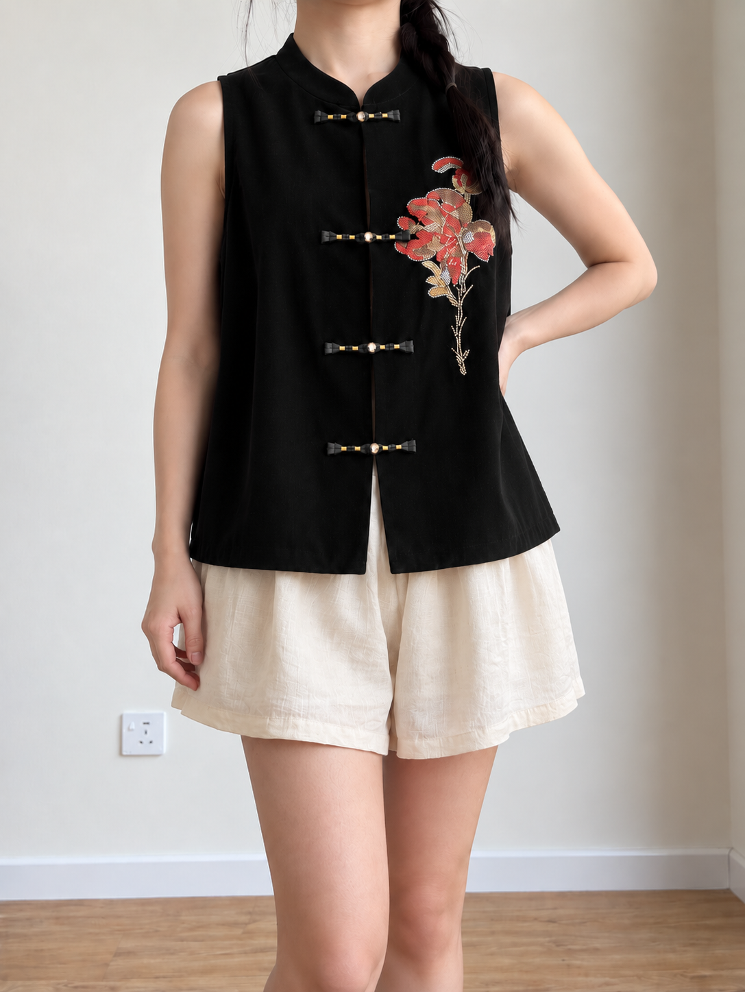 Yan Geng Ramie Shorts
