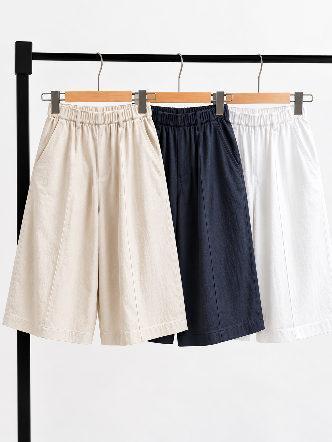 Yan Ke Lyocell-Linen Bermuda Shorts
