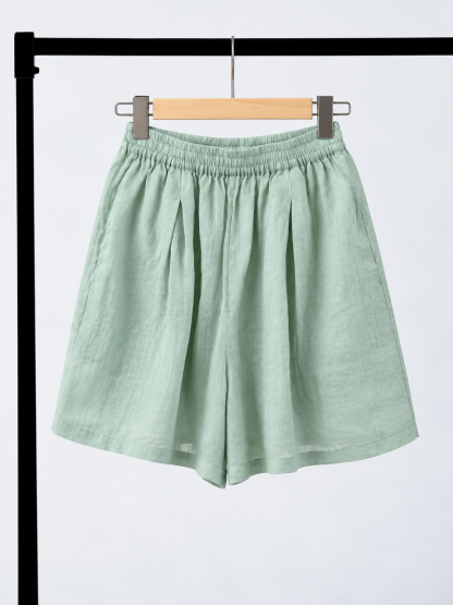 Yan Geng Ramie Shorts