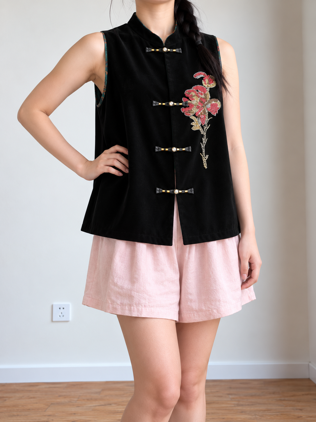 Yan Geng Ramie Shorts