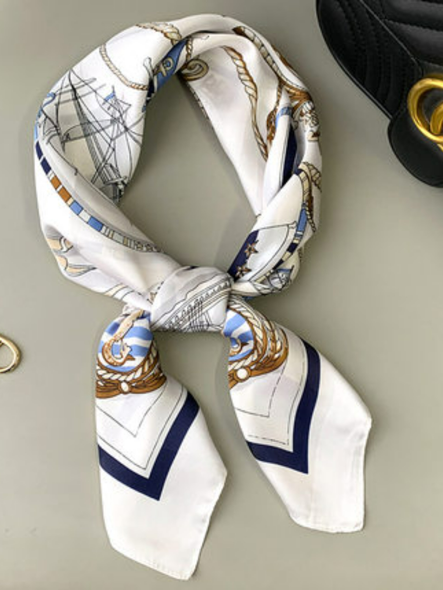 Xoana Luxury Pattern Scarf-The Black Bow-