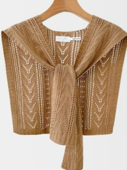 Runa Crochet Shawl-The Black Bow-