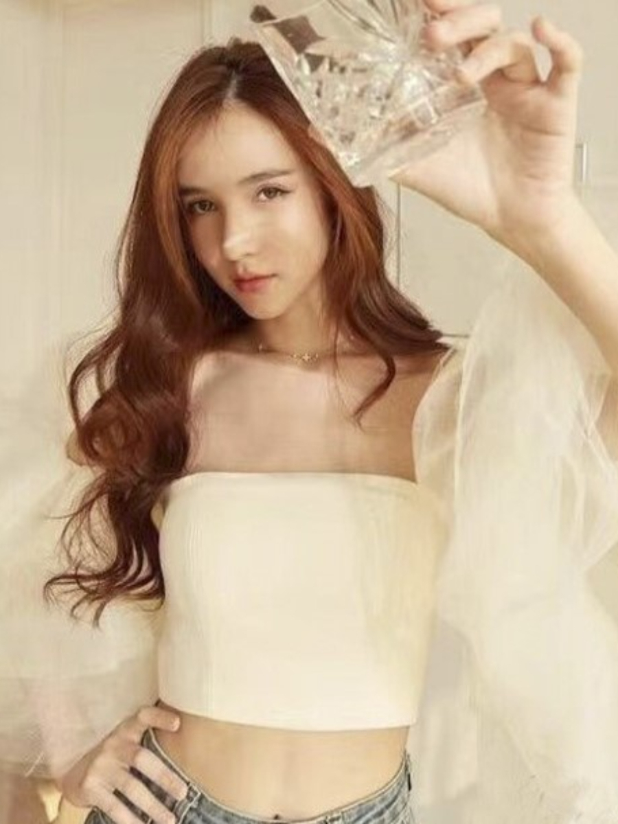 Tinsley Layered Mesh Sleeve Bustier Top-The Black Bow-