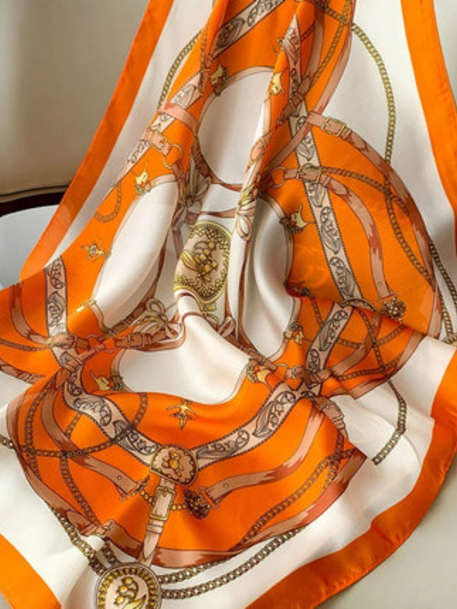 Xoana Luxury Pattern Scarf-The Black Bow-