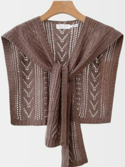 Runa Crochet Shawl-The Black Bow-