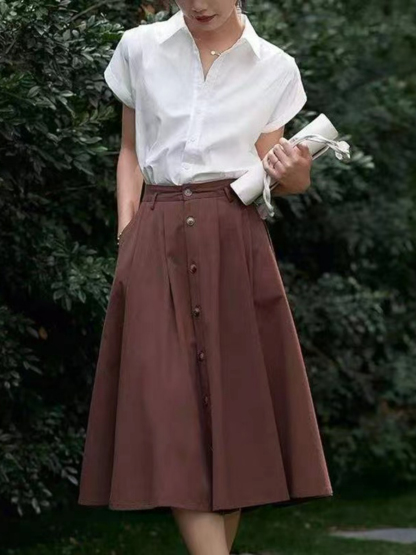 Greta Collar Shirt-The Black Bow-