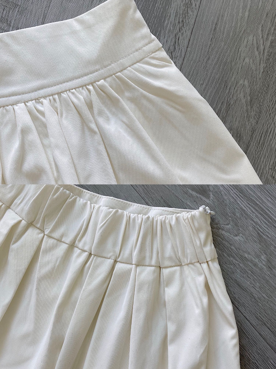 Farren High Waisted A-Line Skirt-The Black Bow-