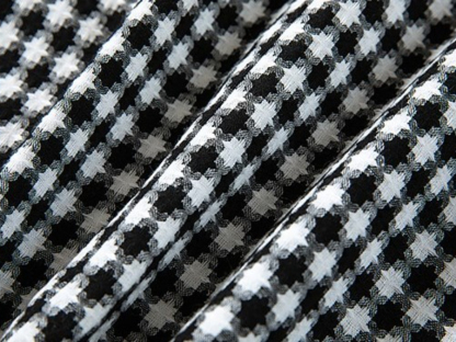Daphne Asymmetrical Sleeveless Top (Checked)-The Black Bow-