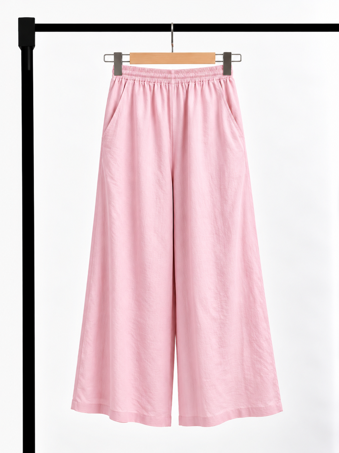 Yan Ju Ramie Wide-Leg Pants