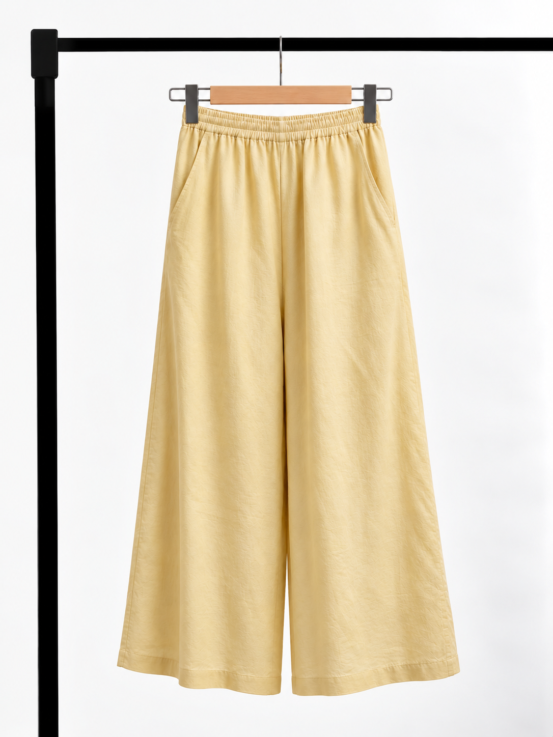 Yan Ju Ramie Wide-Leg Pants