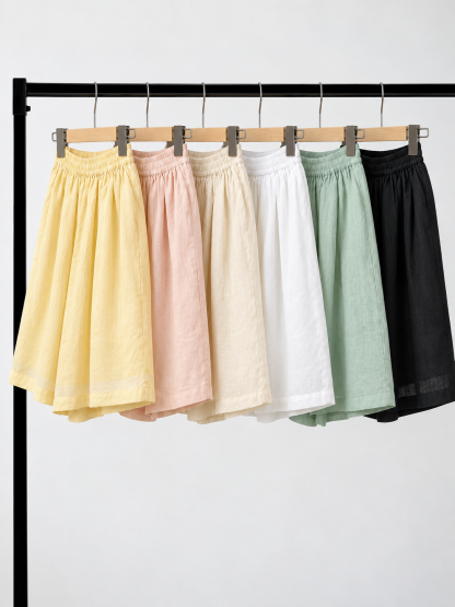 Yan Geng Ramie Shorts