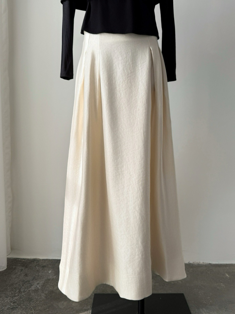 Gelaine Pearlescent Flared Skirt (Discounted-S size)