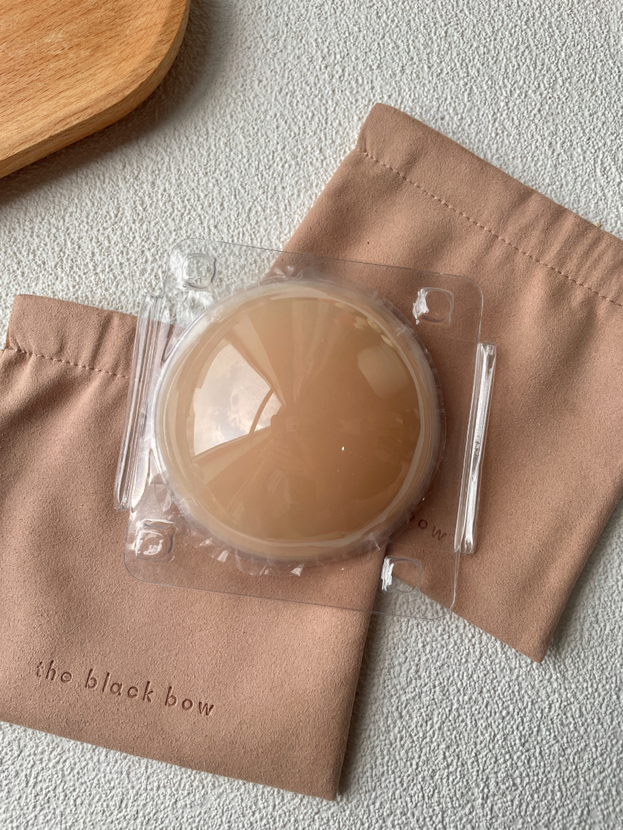 Hassle-No-More Ultra-Thin Seamless Nipple Cover-The Black Bow-