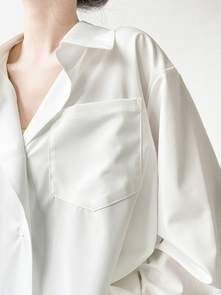 Jayz Designer Oversized Boyfriend Shirt-The Black Bow-