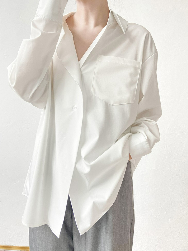 Jayz Designer Oversized Boyfriend Shirt-The Black Bow-