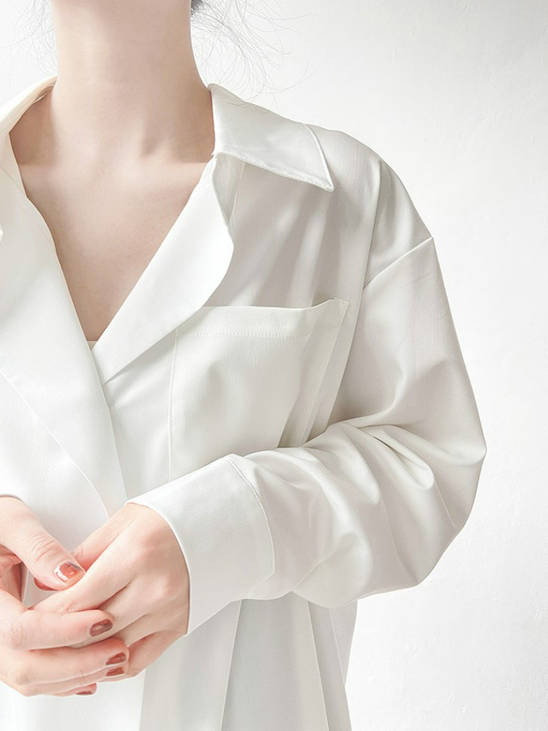 Jayz Designer Oversized Boyfriend Shirt-The Black Bow-