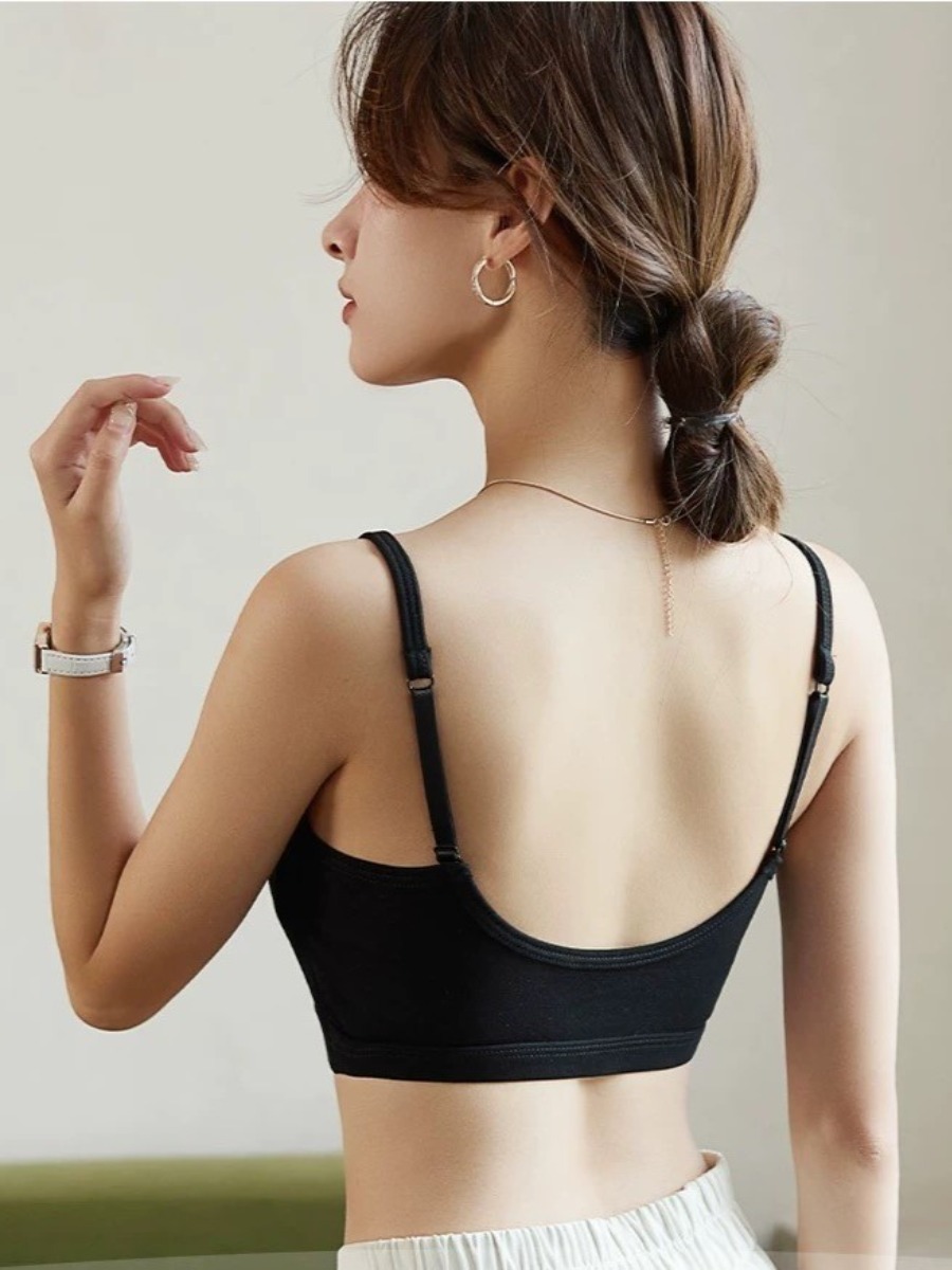 Qala Low Back Padded Crop Top