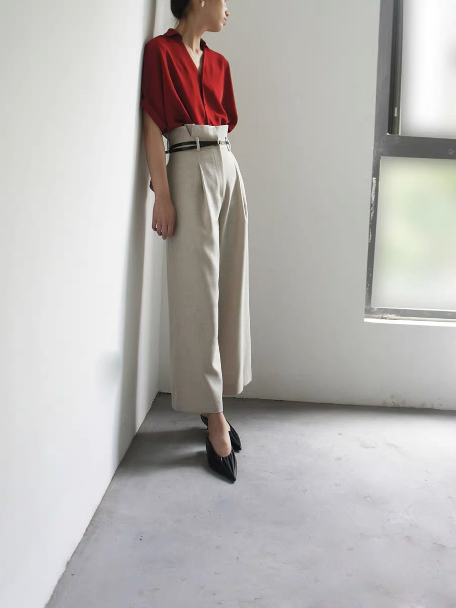 Rosalia Mid Sleeves Shirt-The Black Bow-