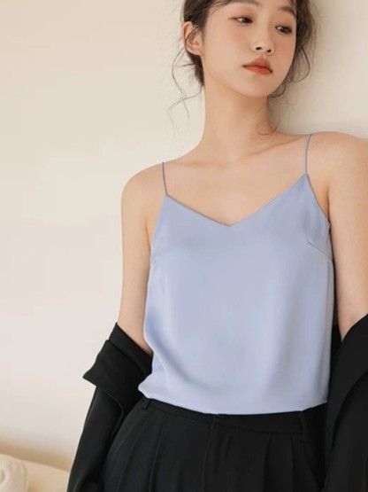 Quella Satin Padded Cami Top