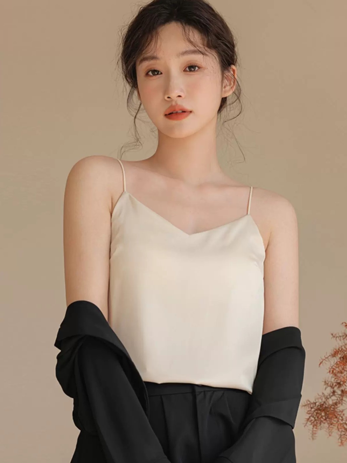 Quella Satin Padded Cami Top