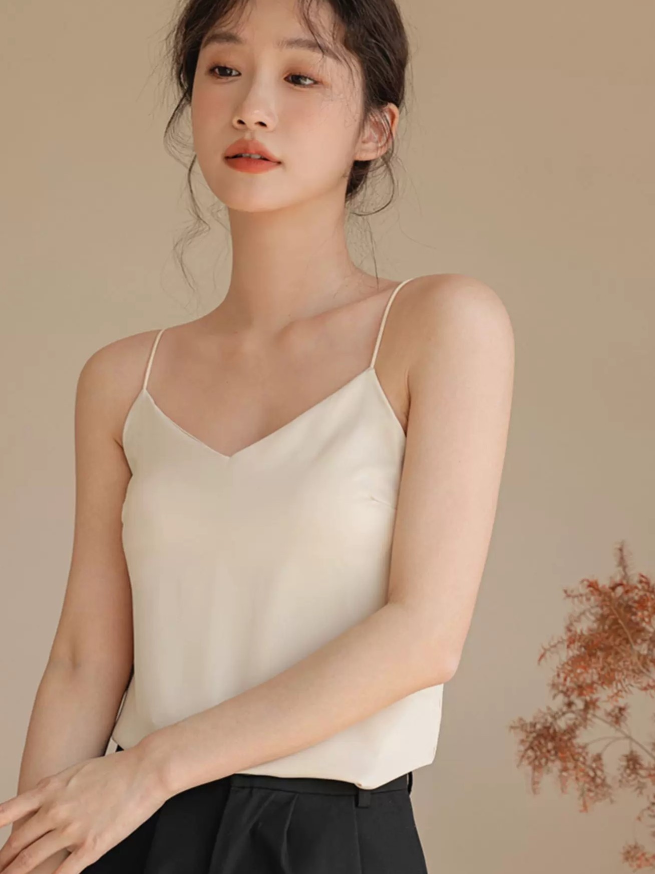 Quella Satin Padded Cami Top