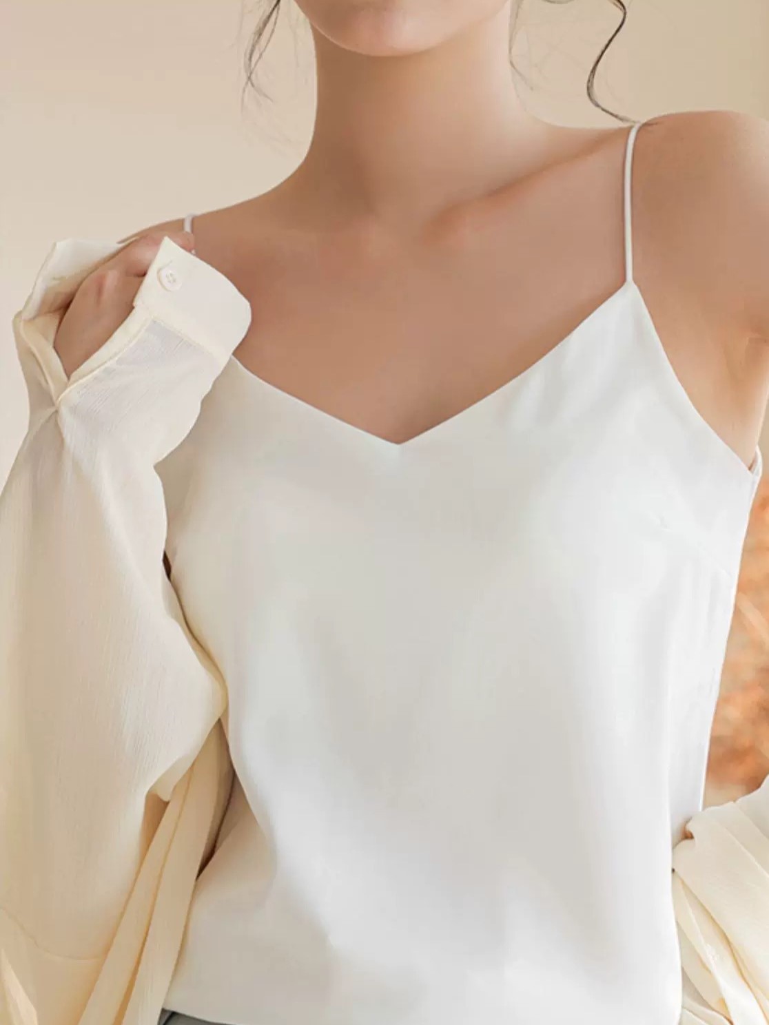 Quella Satin Padded Cami Top