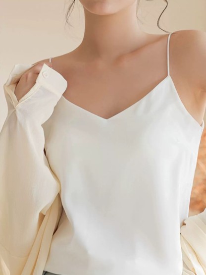 Quella Satin Padded Cami Top