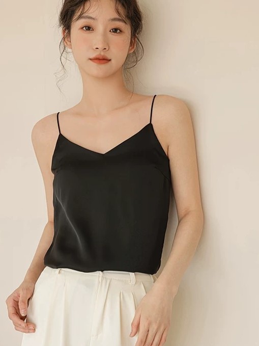 Quella Satin Padded Cami Top