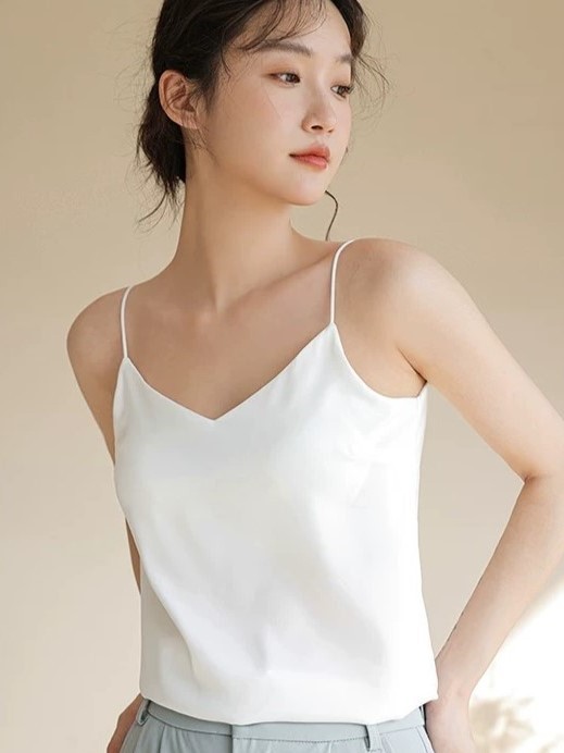 Quella Satin Padded Cami Top