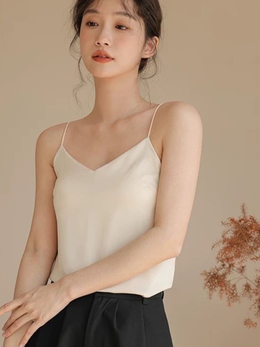 Quella Satin Padded Cami Top