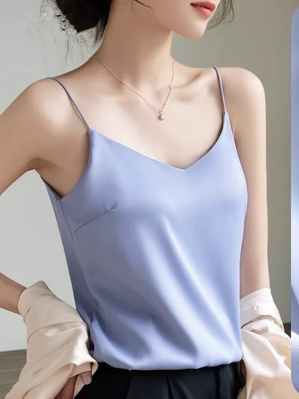 Quella Satin Padded Cami Top