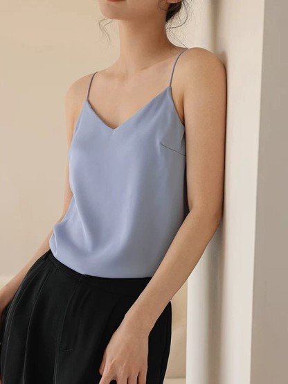 Quella Satin Padded Cami Top