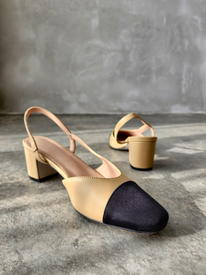 Le Classic Slingbacks-The Black Bow-