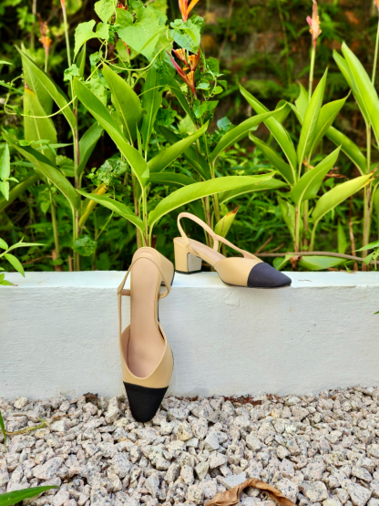 Le Classic Slingbacks-The Black Bow-