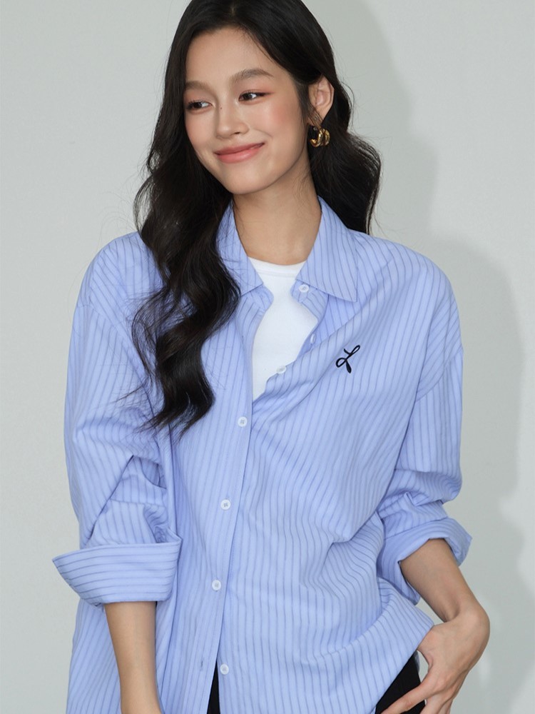 Zandaya Cotton Oversized Shirt-The Black Bow-