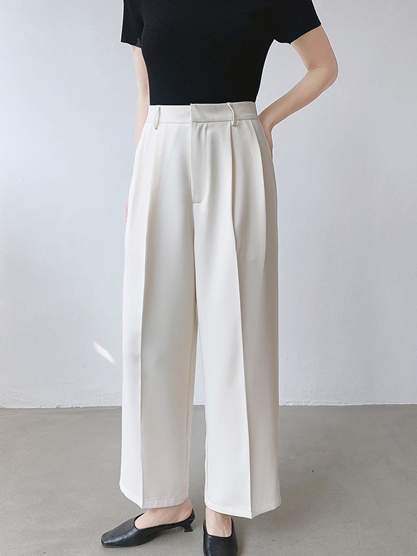 Nalae Ankle OL Pants-The Black Bow-